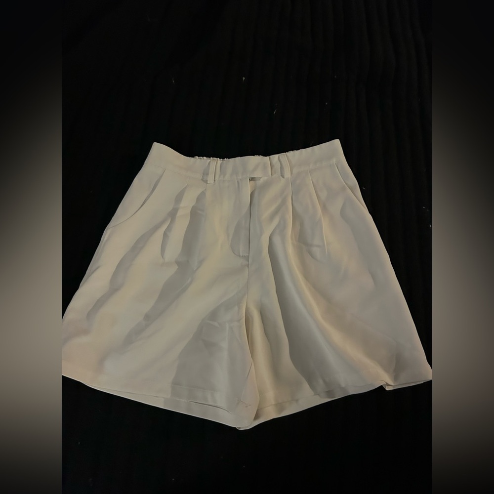 White dress shorts